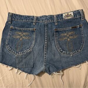 Women's Blue Denim Shorts